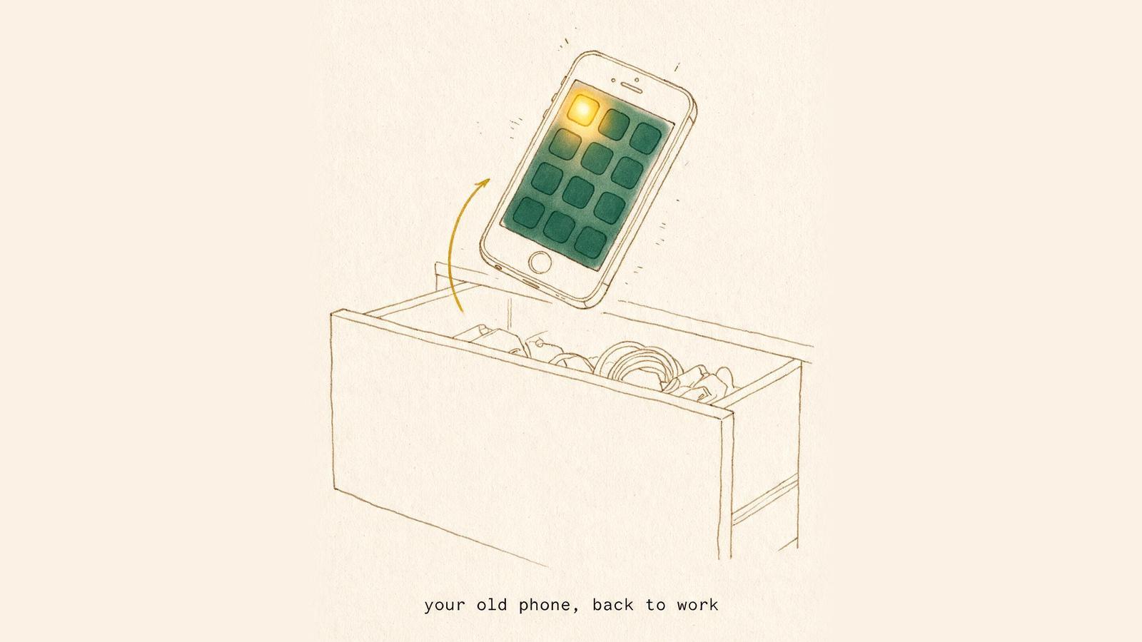 The phone in your drawer, put back to work